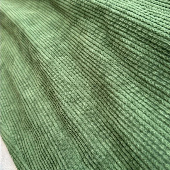 NWOT Lucy & Yak Norris Wide Leg Cotton Corduroy Trousers Green Size 2XL - Picture 7 of 14